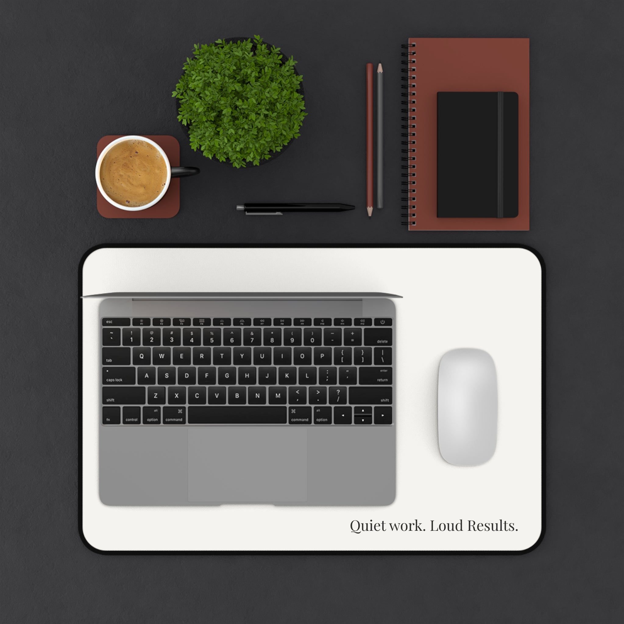 The Quiet Work Desk Mat | Minimal Workspace Surface